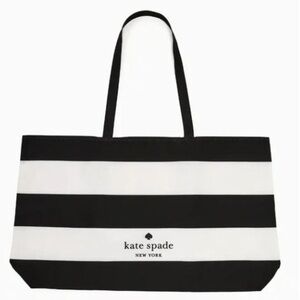 Kate Spade XL Fabric Striped Tote Bag ♠️
